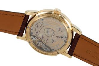 Thumbnail von A. Lange & Söhne Lange 1 18k (0,750) Gold Handaufzug Herrenuhr Ref. 101.021