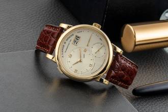Thumbnail von A. Lange & Söhne Lange 1 18k (0,750) Gold Handaufzug Herrenuhr Ref. 101.021