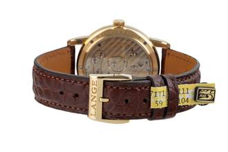 Thumbnail von A. Lange & Söhne Lange 1 18k (0,750) Gold Handaufzug Herrenuhr Ref. 101.021