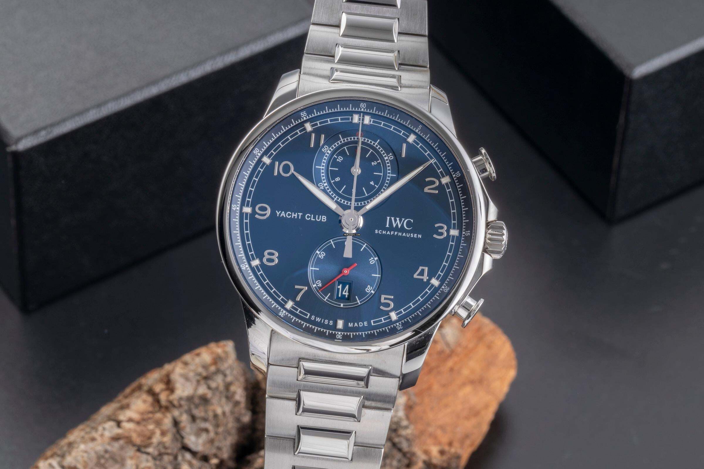 IWC Portugieser Yacht Club Cronógrafo Flyback Automático Ref. IW390701 B&P 2020
