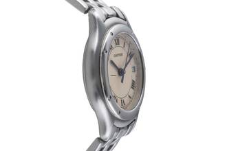 Thumbnail von Cartier Cougar Steel Quartz Roman Dial Ladies' Watch Ref. W35001F5 Classics