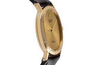 Thumbnail von Rolex Cellini 18k (0,750) Handaufzug Damenuhr Ref. 4047 Klassiker