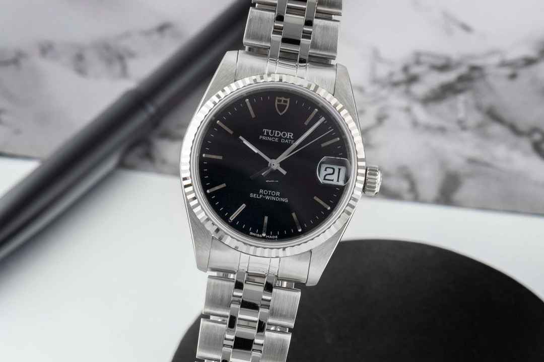 Tudor Prince Date Steel / White Gold Automatic Ladies' Watch Ref. 72034 Papers