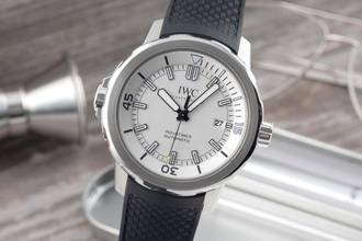 Thumbnail von IWC Aquatimer Automatic Silver Dial Stahl Automatik Herrenuhr Ref. IW329003 Karte 2017