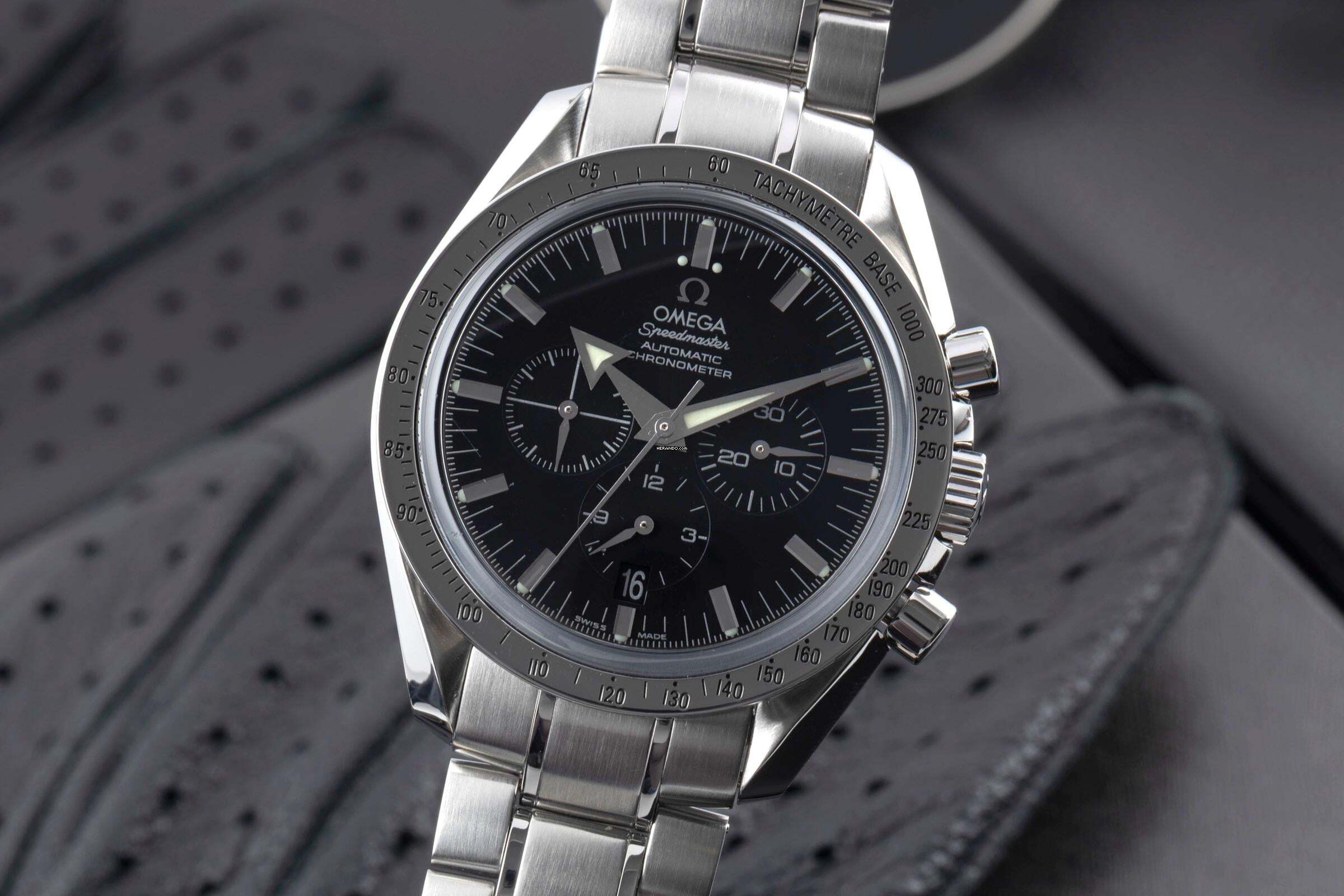 Omega Speedmaster Broad Arrow Chronograph Automatik Herrenuhr 3551.50.00 Box