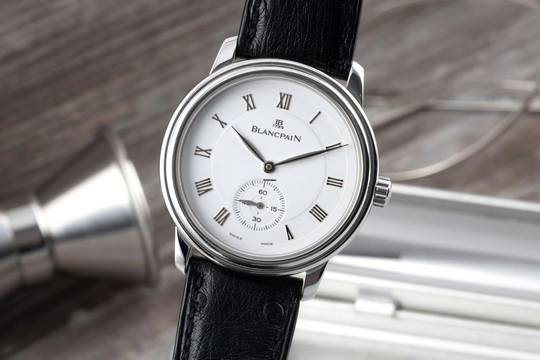 Blancpain Villeret Extra Slim Chronometer Handaufzug Herrenuhr 7002-1127-61 B&P