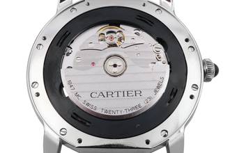 Thumbnail von Cartier Ronde Croisière de Cartier Automatik Datum roestvrijstalen herenhorloge Ref. WSRN0011 doos