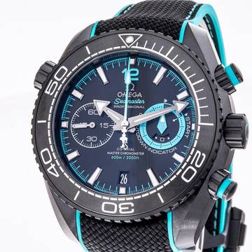 Omega Seamaster Planet Ocean Chronograph Chrono 46 Alinghi Black Ceramic – 215.92.46.51.01.003 – НОВЫЙ – 2023 Полный комплект