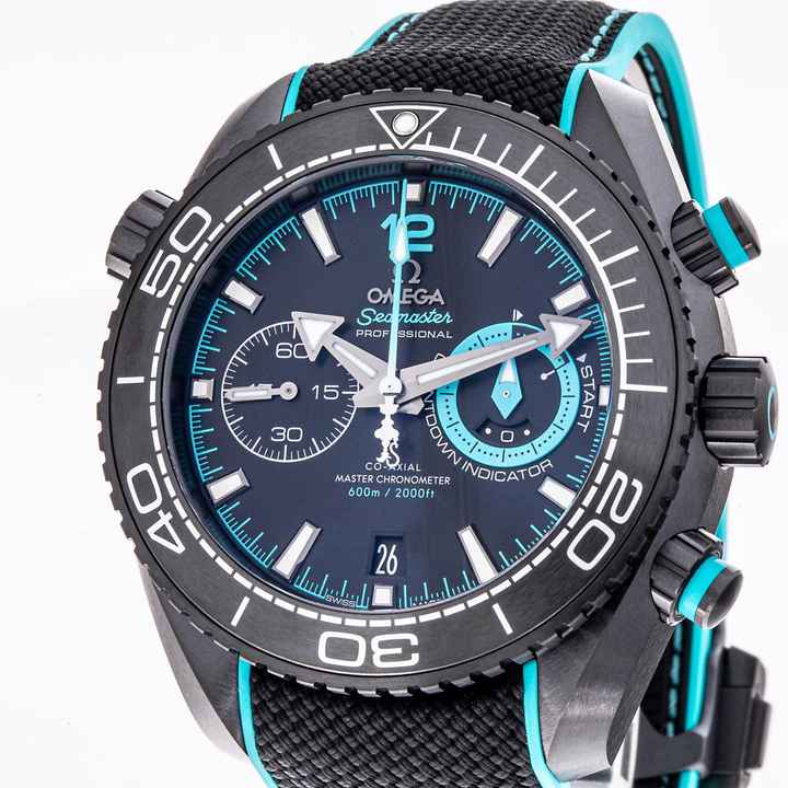 Omega Seamaster Planet Ocean Chronograph Chrono 46 Alinghi Black Ceramic – 215.92.46.51.01.003 – NEW – 2023 Full Set