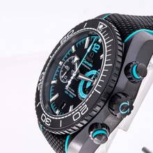 Thumbnail von Omega Seamaster Planet Ocean Chronograph Chrono 46 Alinghi Black Ceramic – 215.92.46.51.01.003 – NEW – 2023 Full Set