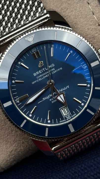 Breitling Superocean Heritage II 42 2022 Condizioni eccellenti come nuovo blu