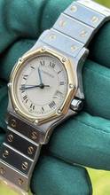 Thumbnail von Cartier Santos Ronde Gold Top condition