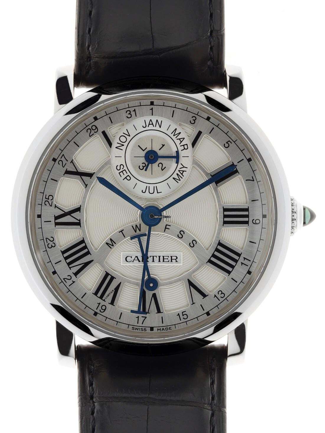 Cartier Rotonde de Cartier 18 k White Gold 2010s