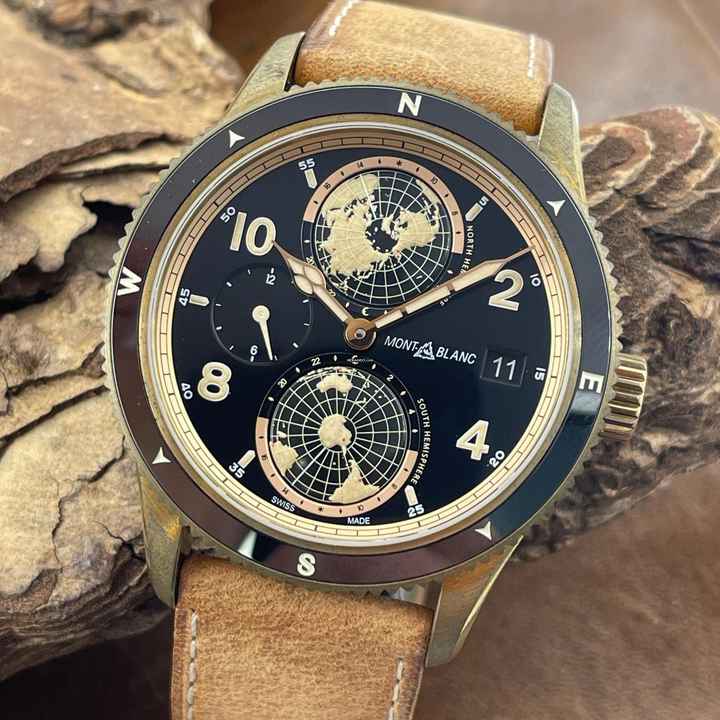  Montblanc 1858 1858 Geosphere - NEUWARE - FULLSET - Ref. MB 117840 NEW Full Set with EU-papers 