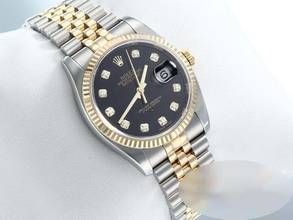 Thumbnail von Rolex Datejust 36 36mm 116233 2016 Diamanten Stahl Gelbgold 750 Automatik Gold
