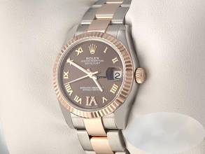 Thumbnail von Rolex Datejust 31 31mm 178271 2015 Stahl Rosegold 750 Diamanten Automatik Gold