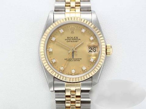 Rolex Datejust 31 31mm 68273 Stahl Gelbgold 750 Diamanten Automatik Stainless Steel 18kt Yellow Gold Jubilé-band Chronometer Oyster 