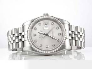 Thumbnail von Rolex Datejust 36 36mm 116244 2011 Stahl Weissgold 750 Diamanten Automatik