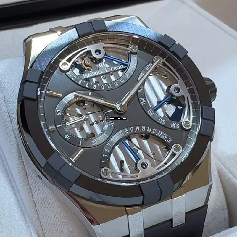 Maurice Lacroix AIKON AIKONIC MASTER TRIPLE RETROGRADE NUEVO SET COMPLETO