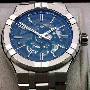 Maurice Lacroix AIKON AUTOMATIC SKELETON NEW FULL SET