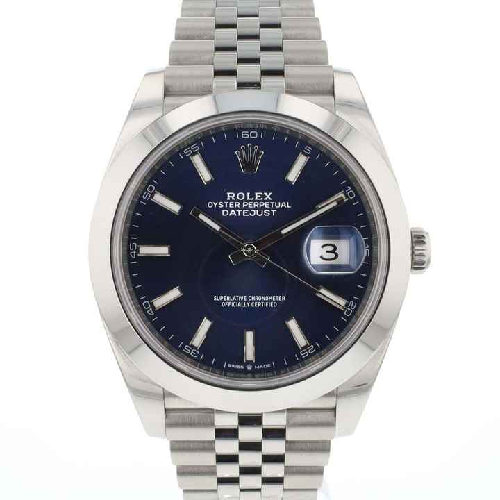  Rolex Datejust 41 Jubilee Blue Dial 