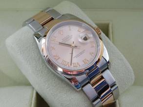 Thumbnail von Rolex Datejust 36 116201 Automatik 2008 Gold/Stahl Sehr gut