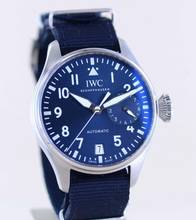 Thumbnail von IWC Große Fliegeruhr Big Pilot's Petit Prince Stahl Blue Dial 46mm 8-Tage Werk B+P