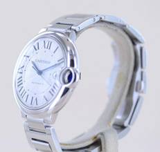 Thumbnail von Cartier Ballon Bleu 42mm Steel Automatic Klassiker Luxusuhr Silver roman dial 42mm