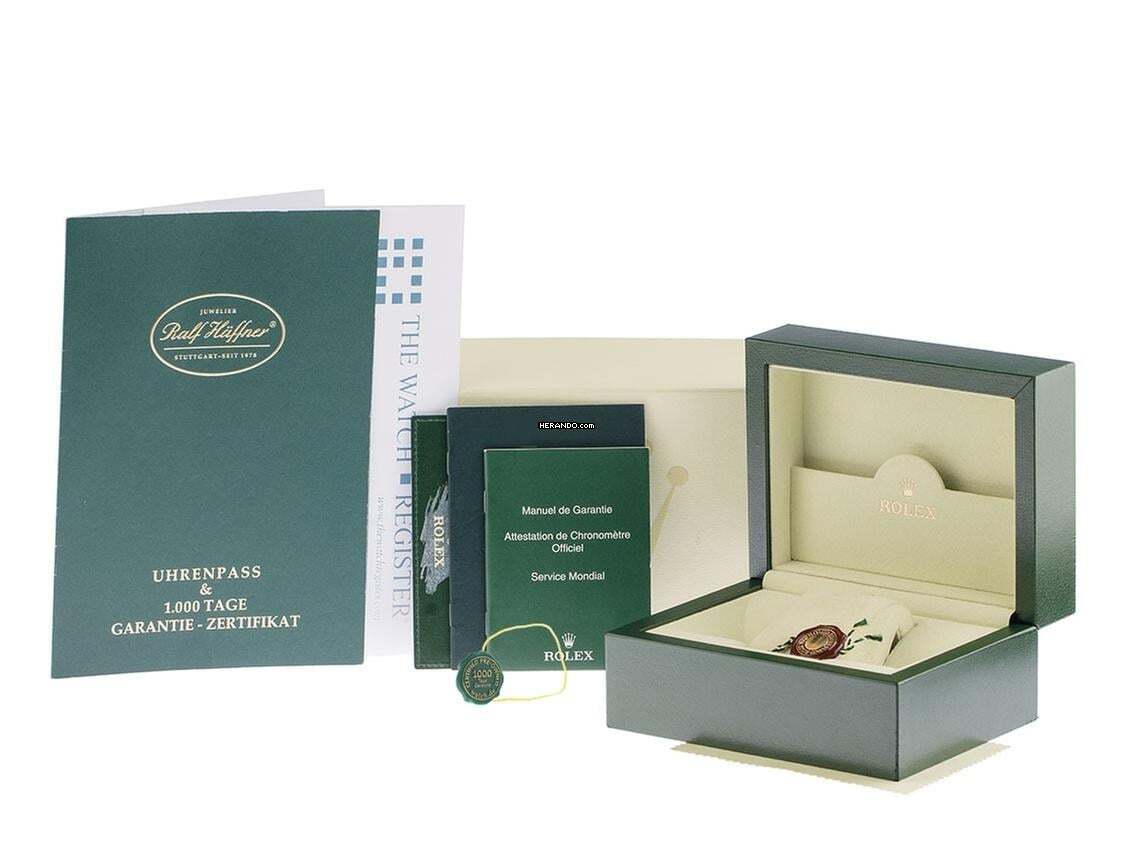 Rolex Oyster Perpetual Date Ref.115234 Box&Beschreibung wie Neu Vintage Oyster Perpetual Date Diamanten