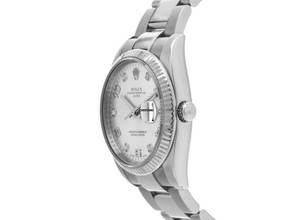 Thumbnail von Rolex Oyster Perpetual Date Ref.115234 Box&Beschreibung wie Neu Vintage Oyster Perpetual Date Diamanten