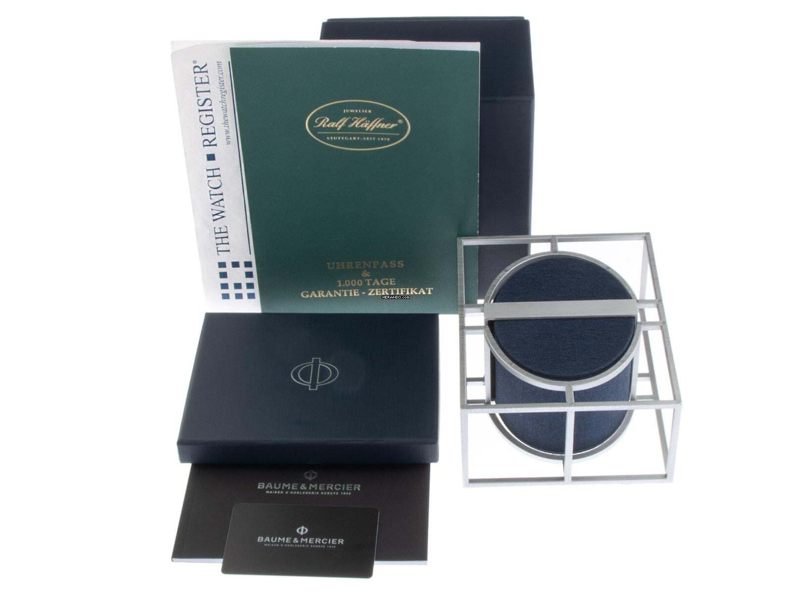 Baume & Mercier Riviera Date Ref.M0A10660 2025 Full Set Ungetragen Riviera Faltschließe