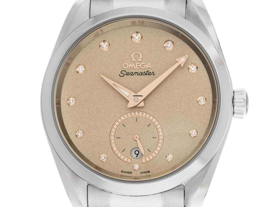  Omega Seamaster Aqua Terra Ref.220.10.38.20.59.0012025 Full Set Ungetragen Seamaster Aqua Terra Diamanten 