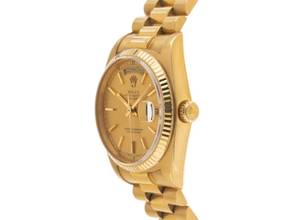 Thumbnail von Rolex Day-Date 36 Ref.18038 1983 Full Set sehr gut Vintage Day-Date open 6/9 18kt Gelbgold