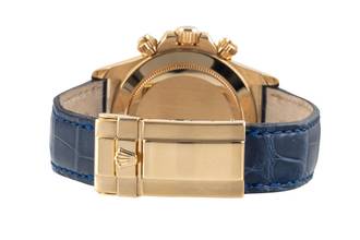 Thumbnail von Rolex Daytona Chronograph 18k Gold White Diamond Dial Ref. 16518 B&P 1997 LC100