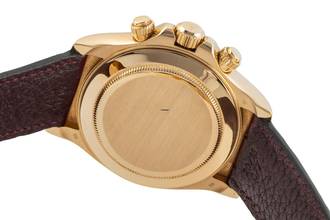 Thumbnail von Rolex Daytona Chronograph 18k Gold Black Diamond Dial Ref. 116518 P-Serie