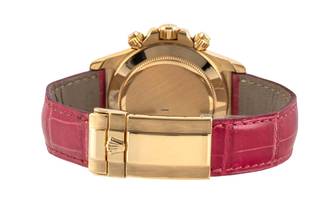 Thumbnail von Rolex Daytona Chronograph 18k Gold MOP Dial Herrenuhr Ref. 16518 B&P 1999 LC100