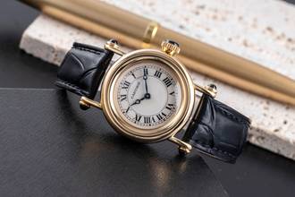 Thumbnail von Cartier Diabolo 18k (0,750) Gold Quarz Damenuhr Ref. W1515856