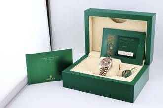 Thumbnail von Rolex Datejust 31 Chocolate Roman Dial - Jubilee Bracelet - Diamonds 278271 2022