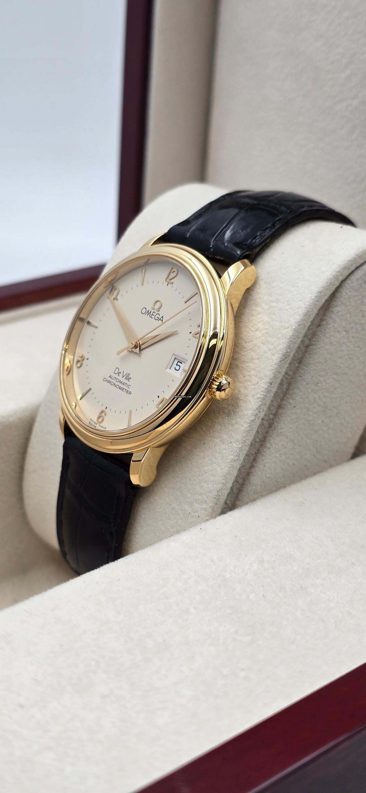 Omega De Ville Gelbgold Chronometer Full Set