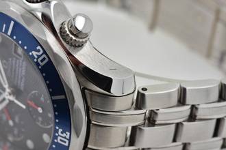 Thumbnail von Omega Seamaster Diver 300 M Professional Chronograph 2599.80 Blue Bezel