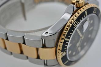 Thumbnail von Rolex Submariner Date 16613 Steel Gold 16613LN K-Series Rehaut LC170