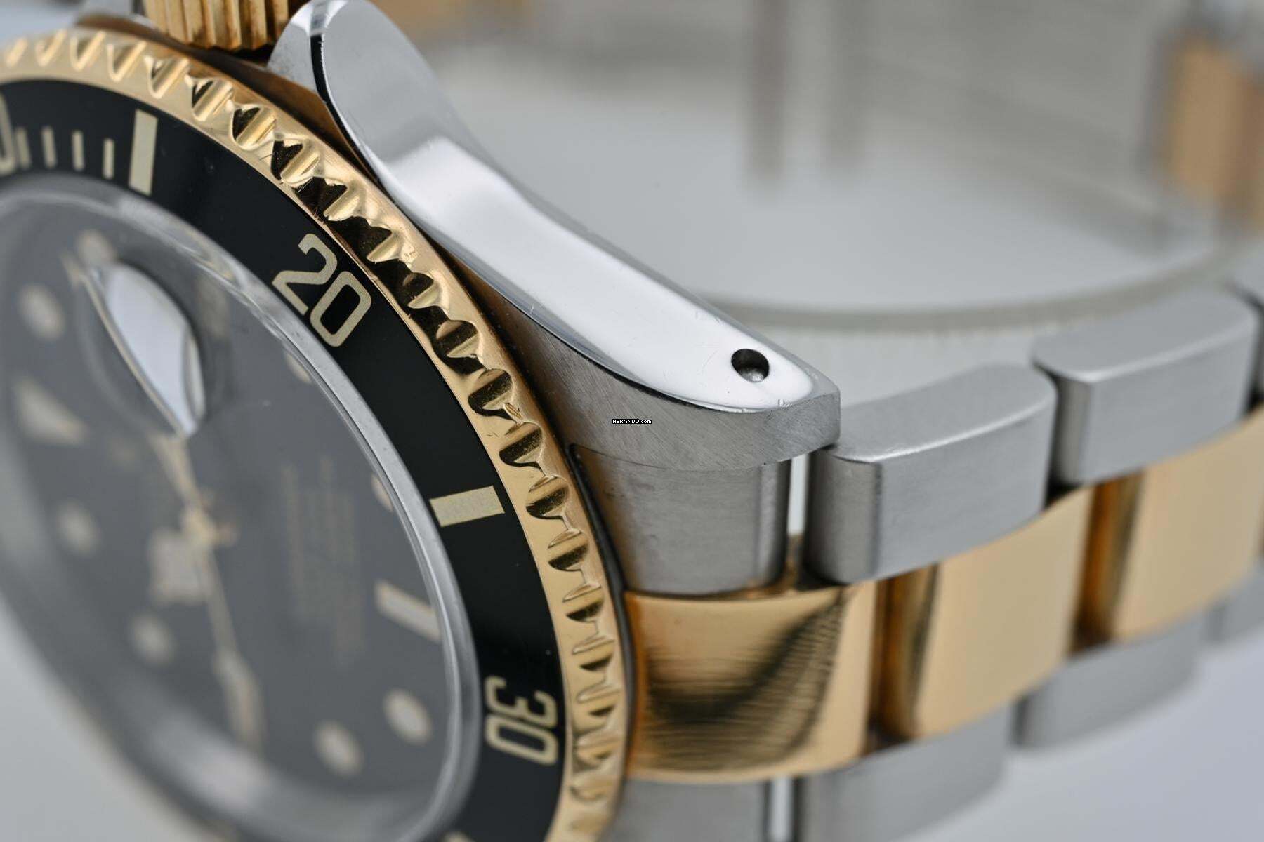 Rolex Submariner Date 16613 Steel Gold 16613LN K-Series Rehaut LC170