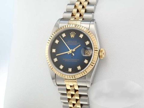  Rolex Datejust 31 31mm Medium 68273 Stahl Gelbgold 750 Diamanten Automatik Stainless Steel 18kt Yellow Gold Jubilé-band Chronometer Oyster 