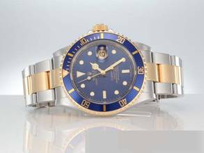 Thumbnail von Rolex Submariner Date 16613 T Stahl Gelbgold 750 Rehaut 2008 Automatik Gold