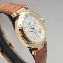 Thumbnail von Cartier Pasha Reserve De March 2395 Gold 18k/750 B+P