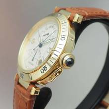 Thumbnail von Cartier Pasha Reserve De March 2395 Gold 18k/750 B+P