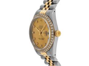 Thumbnail von Rolex Datejust 36 Ref.16013 1984 Full Set sehr gut Vintage Datejust Diamanten open 6/9