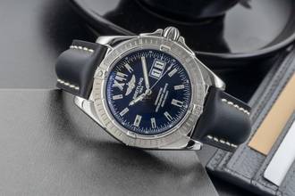 Thumbnail von Breitling Cockpit Galatic Big Date Edelstahl Automatik Herrenuhr Ref. A49350 Klassiker