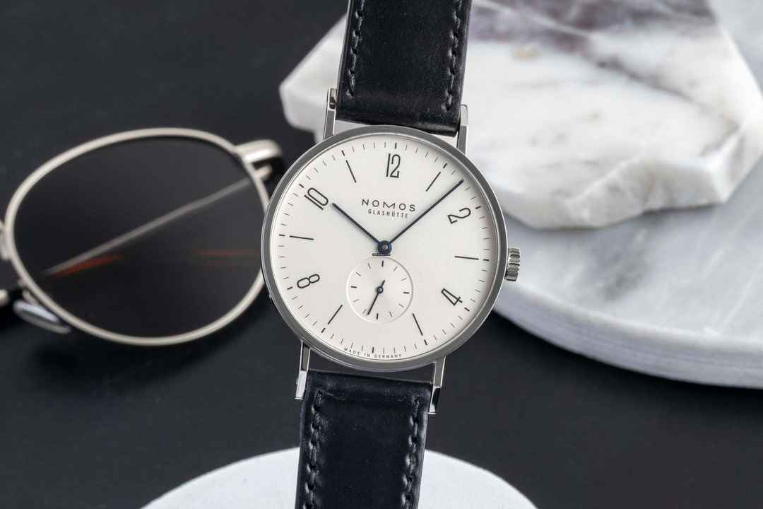  NOMOS Tangente 38 Stahl Handaufzug Herrenuhr Ref. 164 Box & Papiere 2025 