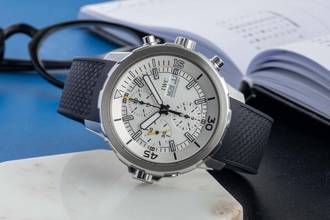 Thumbnail von IWC Aquatimer Chronograph Silver Dial Stainless Steel Ref. IW376801
